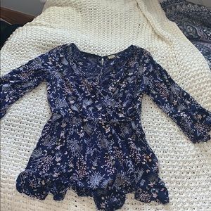 True Craft patterned Romper